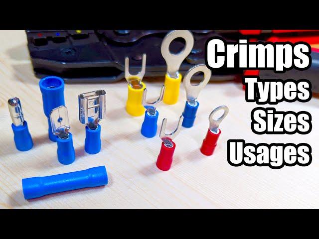 Crimp connectors: Types, usages and sizes