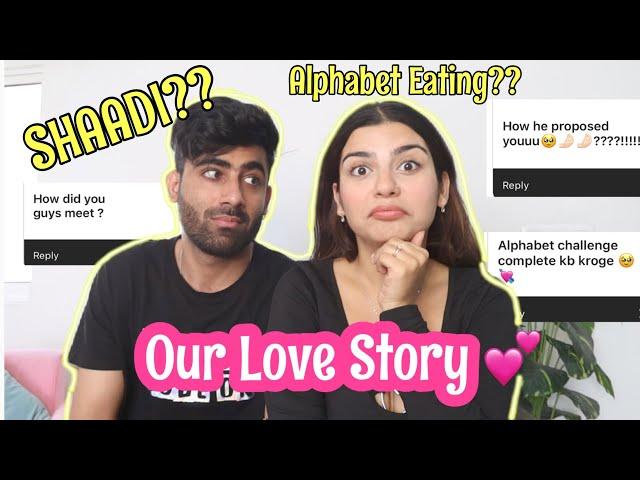 QnA : Our Love Story |How did we meet ?|  Alphabet Eating When?| Yashita Rai @nishchay_verma