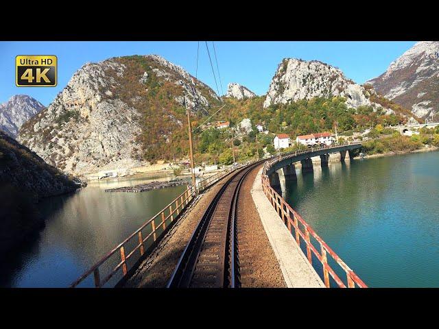 4K CABVIEW Čapljina - Mostar - Bradina -- The Neretva river canyon and Mountain pass Bradina