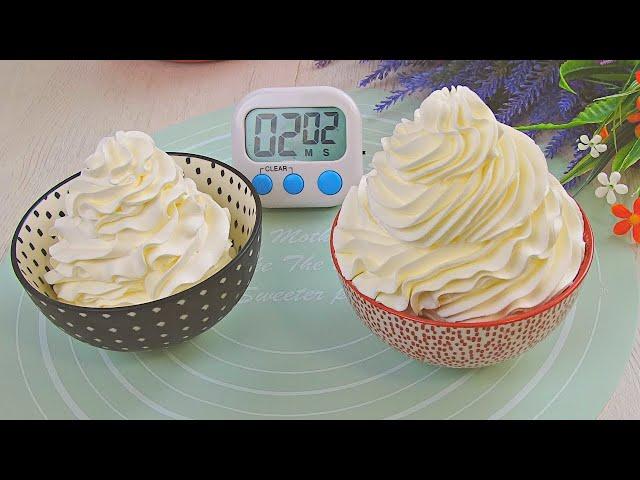 How to whip the Perfect CREAM ▪ 2 Different Ways ▪ Tricks and tips for BEGINNERS