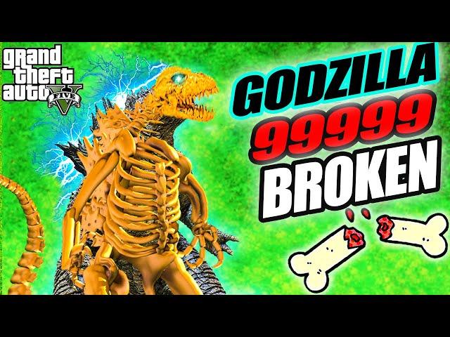 GTA 5: Breaking EVERY BONE As GODZILLA In GTA V ! ( GTA 5 mods )