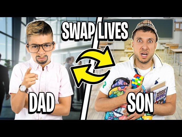 10 Year Old Son and Dad SWAP LIVE'S for a DAY! | The Royalty Family