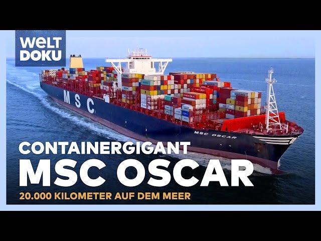 CONTAINERGIGANT MSC Oscar - 20.000 Kilometer auf dem Meer | WELT HD Doku