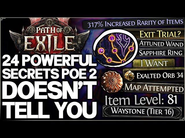 Path of Exile 2 - How to Make Endgame Easy - 24 GAME CHANGING Tips & Tricks You Missed - Best Guide!