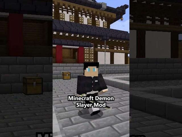 How To Get Minecraft Demon Slayer Mod #shorts