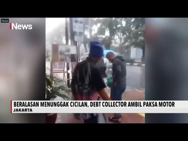 Video Viral Upaya Debt Collector di Cakung Tarik Paksa Motor yang Sudah Lunas - iNews Pagi 07/12