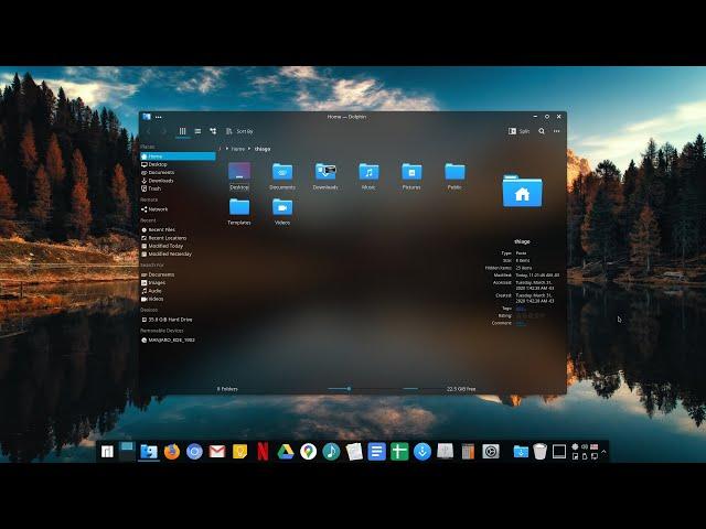 Tutorial - KDE Plasma Theme (with blur) - Manjaro Linux