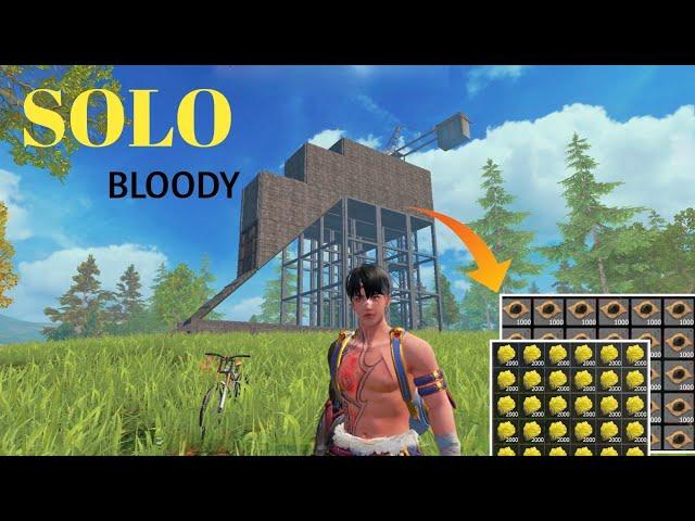 SOLO JOURNEY IN BLOODY MODE PART 1/LAST ISLAND OF SURVIVAL/LAST DAY RULES