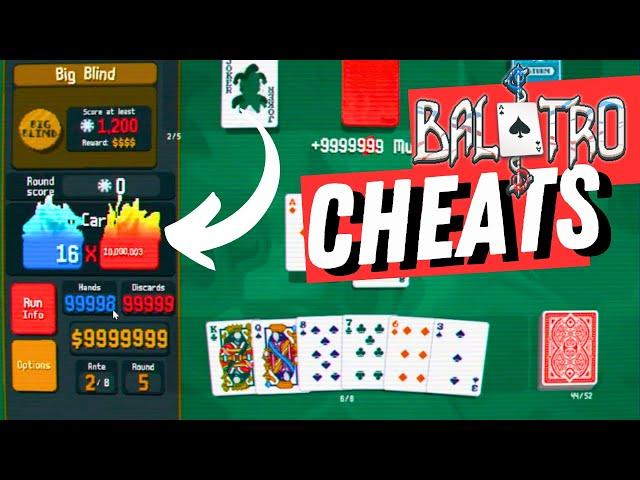 Balatro Cheat Engine Tutorial - Money, Score, Hands, Discards