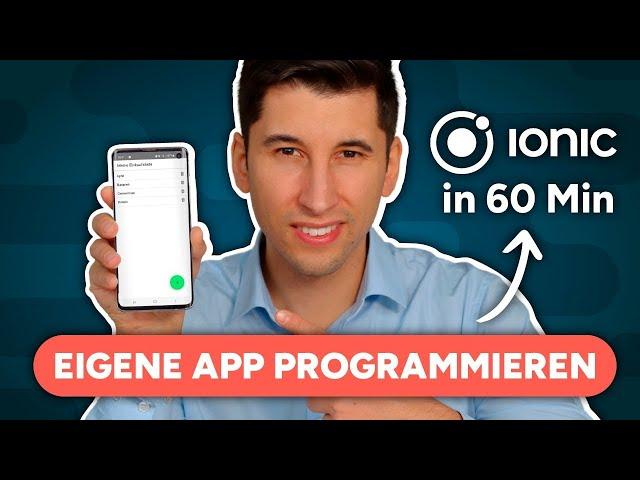 Apps erstellen mit Ionic (Tutorial Deutsch)