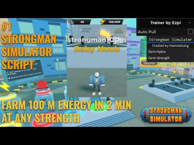 Strongman Simulator Script Pastebin 2021 | Super Fast Autofarm at Any Strength