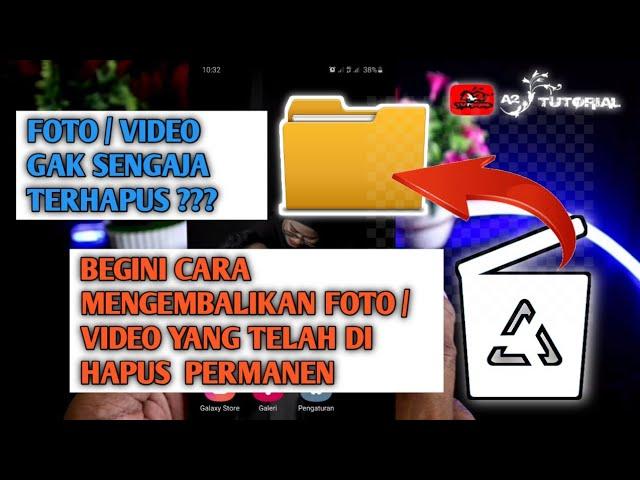 CARA MUDAH MENGEMBALIKAN FILE FOTO / VIDEO YANG TERHAPUS PERMANEN || RECOVERY FOTO AND VIDEO