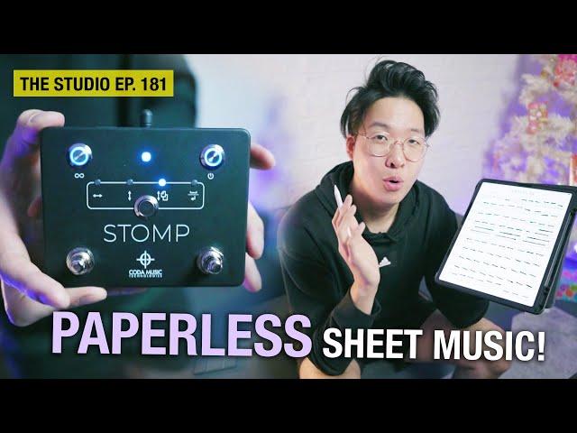 How To Get Started With PAPERLESS Sheet Music! (ft. Soundbrenner STOMP Pedal)