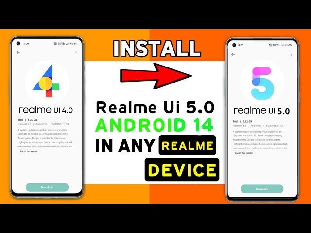 How To Install Realme Ui 5.0 Update in Any Realme Device | Realme 11/10 Pro,10,C30,GT2 Pro,Narzo,C55