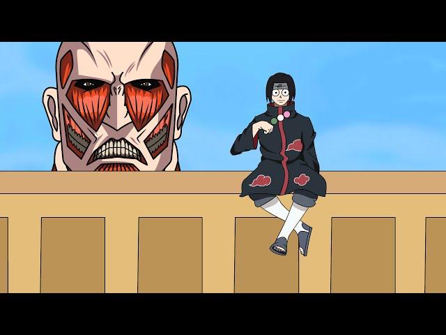 Colossal Titan Vs Itachi