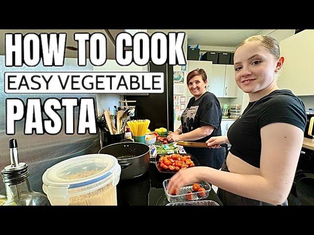 HOW TO COOK EASY VEGETABLE PASTA | ONE POT MEAL IDEAS | Vegetarian recipe