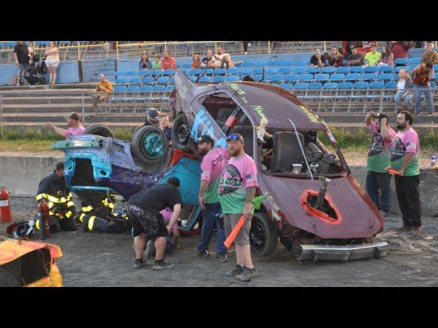 Vermont State Fair Demolition Derby 8-16-2023