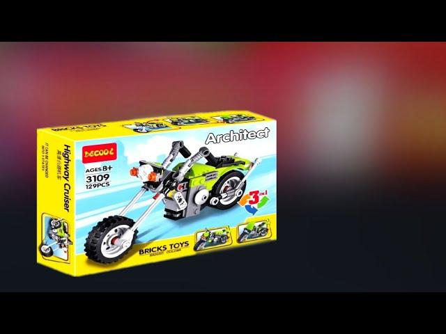 Amazing Superbike DIY Building Blocks Kit - Peephole View Toys