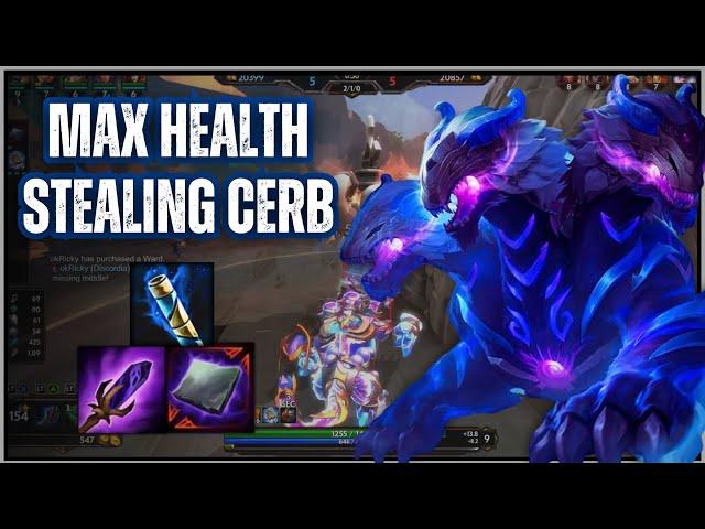 The Most Disrespectful Health Steal build in SMITE History (Cerberus)