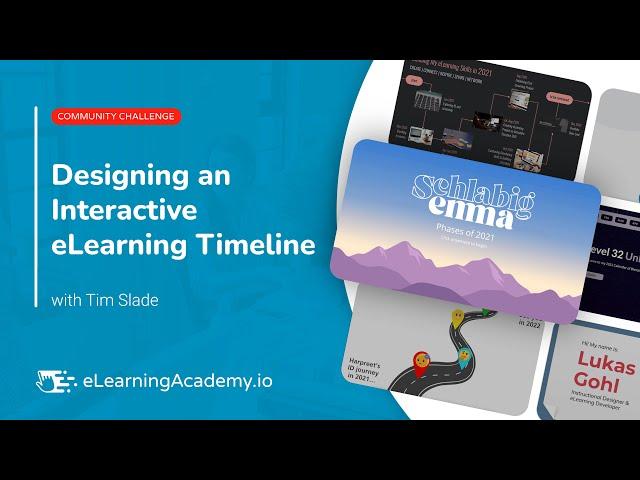 Designing Interactive eLearning Timelines | December 2021 Monthly eLearning Challenge Recap