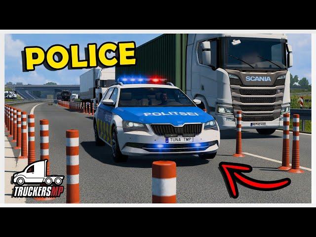 POLICE PATROL On TruckersMP Roads 