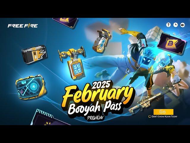 2025 FEBRUARY BOOYAH PASS  Garena Free Fire