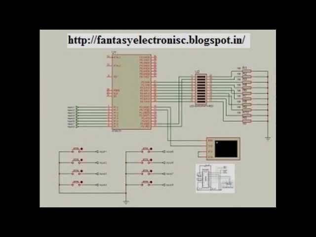 microcontroller 8051 base security alarm using GSM and hidden cameras include keil and Proteus