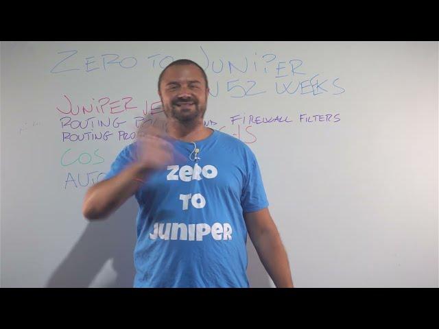 Zero to Juniper in 52 weeks - All the Labs in Eve NG including Multiprotocol