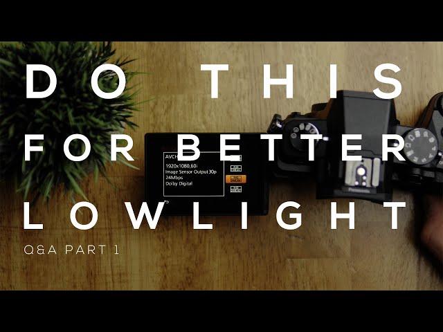 Shoot Better Lowlight With the G85! // Answering YOUR G85 Questions - Part 1