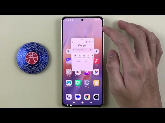 Floating windows, Sidebar, Video toolbox on Xiaomi Redmi Note 13 Android 14