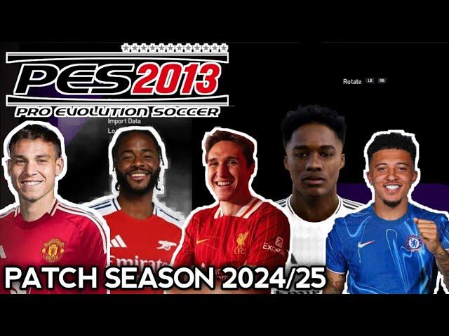 PATCH PES 2013 SEASON 2024/25