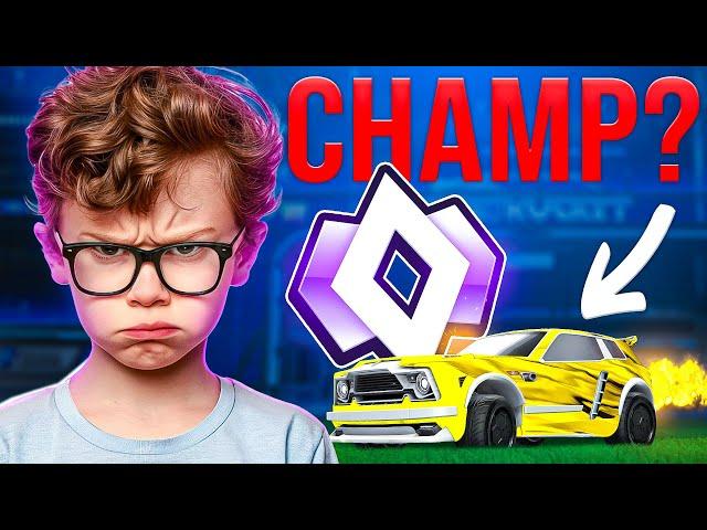 I Smurfed In CHAMP To Prove It’s Not Luck... Rocket League Educational Smurfing #5