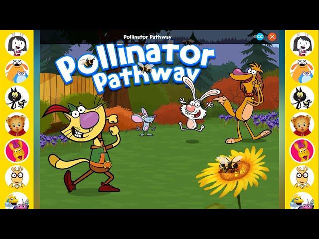 NATURE CAT  Pollinator Pathway PBS Kids Games Gameplay Walkthrough