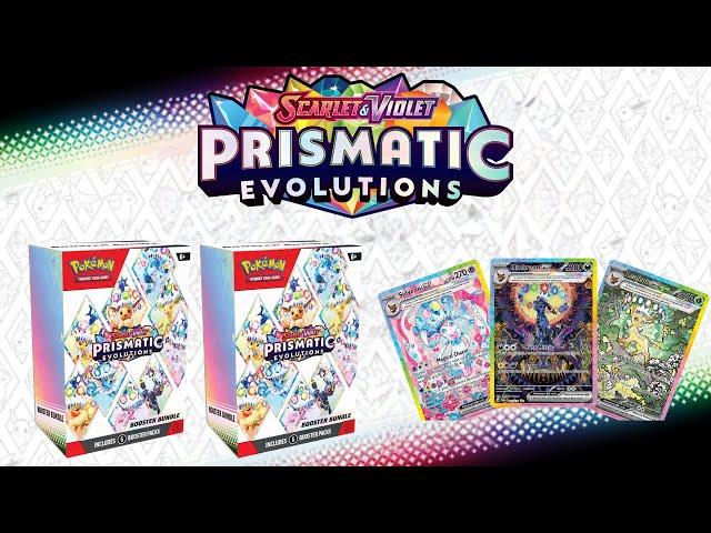 NEW! Prismatic Evolutions Booster Bundles #1