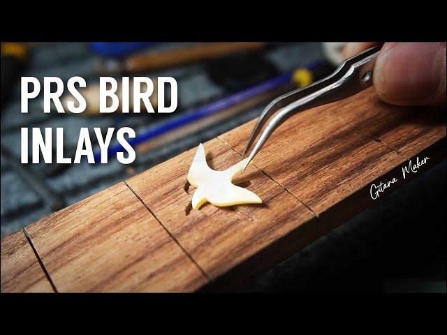 Creating PRS Bird Inlays - Mother Of Pearl