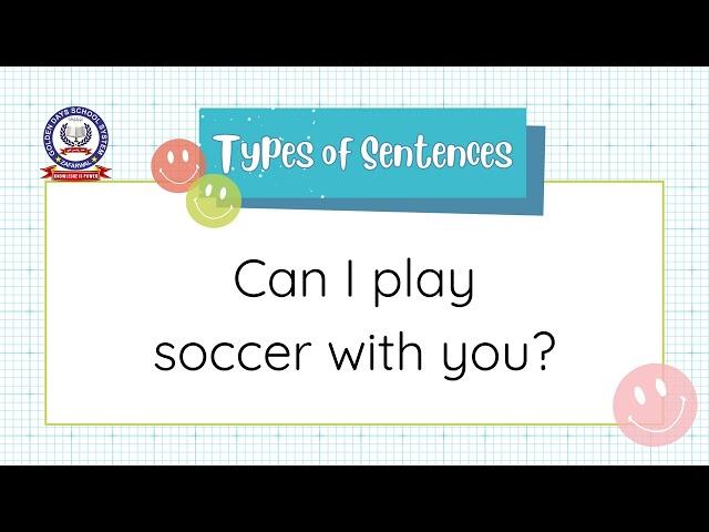 Types of Sentences Quiz