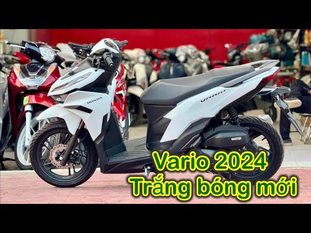 Vario 125 màu trắng bóng 2024 mới/ Mua vario 2024 nên xem video này - Nam hihi