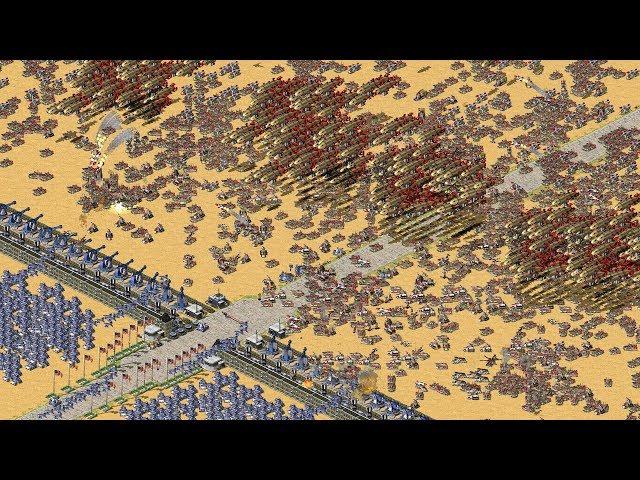 EPIC ATTACK on TRUMP WALL - Red Alert 2 (4K Gameplay)