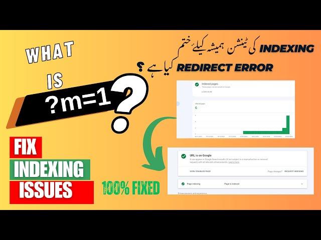 Solve REDIRECT ERROR | Page Not Indexing Problem SOLVED
