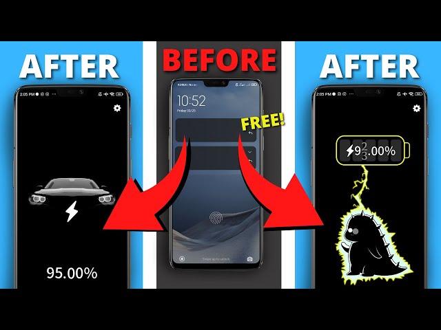 Change Your Phone's CHARGING Animation! (or add if you don't have!) for FREE.