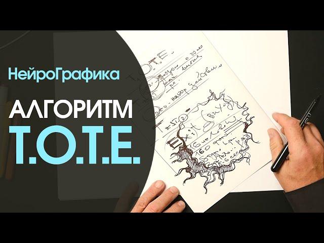 Визуализация на Достижение ЦЕЛИ! Алгоритм T.O.T.E / Павел Пискарёв #НейроГрафика #рисование #цель