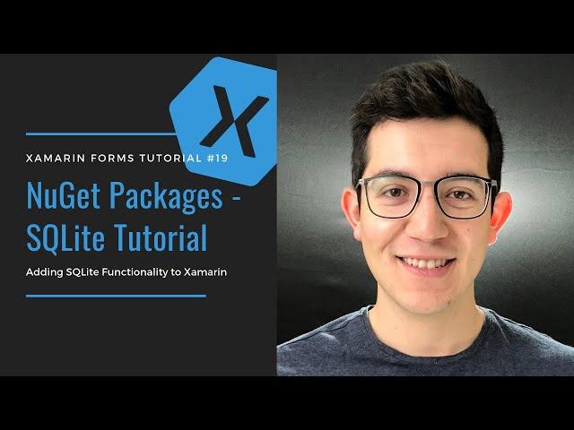 Adding NuGet Packages to a Xamarin Forms App - SQLite