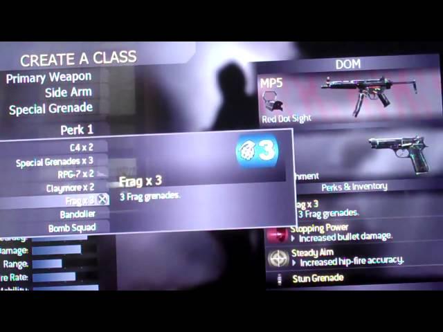 BEST CLASS SETUPS FOR COD4 HERE!!!!