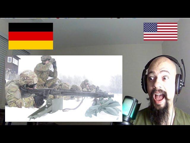 American Reacts US Army Soldiers Fire The Legendary German Made MG3 Machine Gun | German Invention