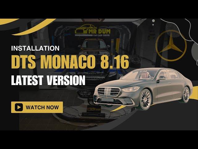 Installation DTS Monaco 8 16 Final  Mercedes Benz | Mr.Dum Auto