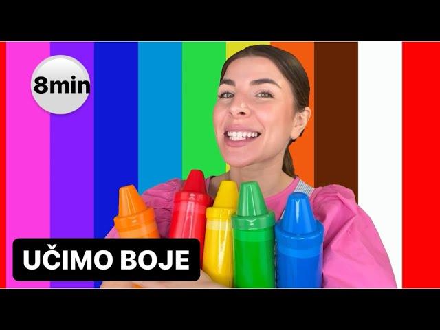 Ucimo Bebe i Malu Decu- Učimo Boje i Pesmice sa Ksenijom | Ksenija za Decu