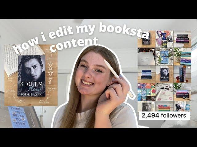 how i create my bookstagram content