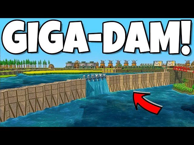 Engineering the GIGA DAM in Timberborn!