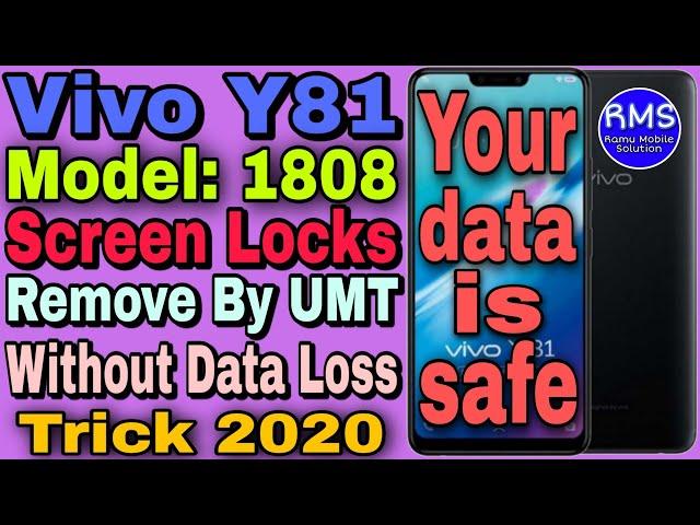 Vivo y81 (1808) Screen lock Remove "Without Data Loss" UMT Tool | Trick 2020 | Ramu Mobile Solution