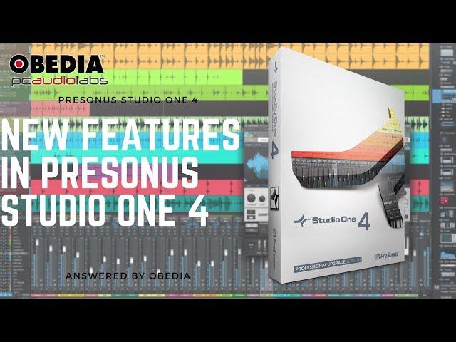 Studio One 4: (Some) New Features in 6 Minutes or Less